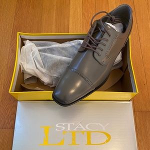 Stacy Adams Willits Cap Toe Oxford 10.5, grey